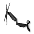 Miniatyrbild 4 av 11: Nedis Verticalt TV Väggfäste | 23 - 55 " | Maximal skärmvikt som stöds: 30 kg | Vertikal rörelse: 0-282 mm | Minsta väggdistans: 61 mm | Maximalt vägg