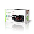 Miniatyrbillede 8 af 11: Nedis Digital vækkeur Radio | LED Display | Tidsprojektion | AM / FM | Snooze funktion | Sleep timer | Antal alarmer: 2 | Sort