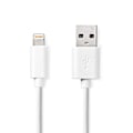 Pikkukuva 4 / 5: Nedis Lightning Kaapeli | USB 2.0 | Apple Lightning 8-Pin | USB-A Uros | 480 Mbps | Niklattu | 1.00 m | Pyöreä | PVC | Valkoinen | Laatikko
