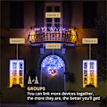 Miniatyrbillede 8 af 9: Twinkly Strings 400 AWW LEDs Gen.II Go