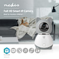 Miniatyrbild 3 av 11: Nedis SmartLife Inomhus Kamera | Wi-Fi | Full HD 1080p | Panorera lutning | microSD (ingår inte) / Molnlagring (tillval) | Med rörelsesensor | Nattsik