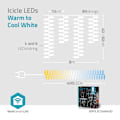 Miniatyrbild 10 av 11: Nedis SmartLife Julbelysning | Istapp | Wi-Fi | Varm till cool vit | 400 LED's | 8.00 m | Android™ / IOS