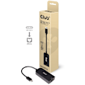 Miniatyrbillede 2 af 3: CLUB3D CAC-1520 cable gender changer USB C Ethernet Svart