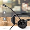 Pikkukuva 11 / 11: Nedis PC-headset | On-Ear-Kuulokkeet | Stereo | USB Type-A / USB Type-C™ | Kokoontaitettava Mikrofoni | Musta
