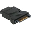 Pikkukuva 3 / 4: DELTACO virtaliitinsovitin, 15-pin SATA uros - 4-pin Molex naaras