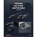 Pikkukuva 6 / 8: ClickTronic 3,5 mm AUX till RCA-adapterkabel, stereo Premiumkabel | 1x 3,5 mm jackkontakt  2x cinchkontakt | 5,0 m | OFC innerledare