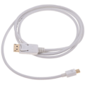 Miniatyrbillede 5 af 5: NORDIQZENZ Displayport til Mini Displayport kabel, Hvid, 2m