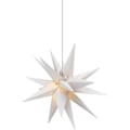 Miniatyrbillede 4 af 8: Goobay LED julestjerne 3D, Ø 56 cm, 4,5 V udendørs transformer med timer og 18 spidser, varm hvid (3000 K), af vejrbestandig plast (IP44), 9,5 m kabel