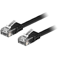 Miniatyrbillede 2 af 3: DELTACO U/UTP Cat6 patchkabel, <b>fladt</b>, guldpletterede stik, 5m,