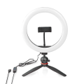 Miniatyrbillede 3 af 11: Nedis Ringlys | 10 inch | 120 LED's | 2700 - 6700 K | Stativ | Sort