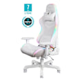 Miniatyrbillede 2 af 11: Deltaco Gaming RGB Gamingstol, Vit