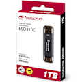 Pikkukuva 5 / 5: Transcend Portabel SSD ESD310C USB-C 1TB (R1050/W950) Svart