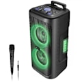 Miniatyrbild 6 av 6: Denver Party-högtalare Portabel 2x6,5" woofer Bluetooth LED-ljus 400W max TSP-353