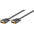 Pikkukuva 4 / 4: Goobay DVI-I Full HD kaapeli Dual Link, kullattu DVI-I plug Dual Link (24 + 5 pinniä) > DVI-I plug Dual Link (24 + 5 pinniä), 2 m