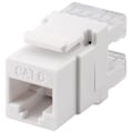 Miniatyrbild 2 av 4: Goobay Keystone-modul RJ45 CAT 6, UTP, 250 MHz 16,7 mm bred, RJ45-kontakt (8P8C).