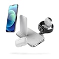 Miniatyrbillede 4 af 7: ZENS 4i1 Qi Bordlader 10W inkl 45W USB-C PD Hvid