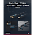 Miniatyrbild 6 av 8: ClickTronic Adapterkabel för DisplayPort™ till mini DisplayPort™ premiumkabel | DisplayPort™-kontakt  mini DisplayPort™-kontakt | 1,0 m | UHD 4K @ 60
