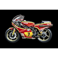 Miniatyrbild 2 av 8: ITALERI 1:9 Suzuki RG 500 XR27 1978 Team Heron