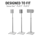Pikkukuva 5 / 9: SANUS Floor Stand Adjustable One SL Play:1 Play:3 Single White