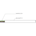 Miniatyrbillede 7 af 7: Goobay CAT 6 netværkskabel, U/UTP, hvid CCA kobberblanding til SOHO applikationer, AWG 23/1 (solid), PVC, 305 m