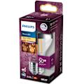 Miniatyrbild 3 av 4: Philips LED E27 Normal Filament Toppförspeglad Dimbar 50W 650lm