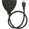 Pikkukuva 3 / 4: DELTACO HDMI Pigtail kytkin, auto/manual HDMI-kytkin, 3-1, musta