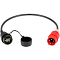 Miniatyrbillede 1 af 4: LAPP MOBILITY CEE-ladeadapter Universal, op til 11 kW, 3-faset (5555923003) 16 A, adapterkabel til ladestationen Universal fra LAPP