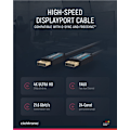Miniatyrbillede 4 af 8: ClickTronic DisplayPortâ„¢-kabel Premium-kabel | 1x DisplayPortâ„¢-stik  1x DisplayPortâ„¢-stik | 10,0 m | UHD 4K @ 60 Hz