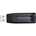 Miniatyrbillede 2 af 3: Verbatim USB 3.0 Store'N'Go V3 <b>64</b>GB, udskydelig USB-stik sort/g