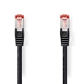 Pikkukuva 1 / 4: Nedis CAT6 Verkkokaapeli | RJ45 uros | RJ45 uros | S/FTP | 10.0 m | Pyöreä | LSZH | Musta | Label