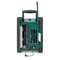 Miniatyrbillede 5 af 11: Nedis DAB+ Radio | Radio på Byggepladsen | DAB+ / FM | 2.2 " | Sort hvid skærm | Batteri / Strømforsyning | Digital | 15 W | Bluetooth® | Vækkeur | Sl