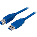 Pikkukuva 1 / 3: DELTACO USB 3.0 kaapeli, A-B u-u, 2m, sininen