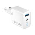 Miniatyrbild 2 av 6: Forever GaN TC-06-65AC PD QC Väggladdare 1x USB-C 1x USB 65W