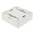 Miniatyrbillede 3 af 6: DELTACO Vægudtag udenpåliggende, UTP 2xRJ45, Cat6 hvid