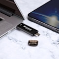Pikkukuva 4 / 5: Transcend Portabel SSD ESD310C USB-C 1TB (R1050/W950) Svart