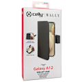 Miniatyrbild 7 av 7: Celly Wallet Case Galaxy A12 Svart Svart