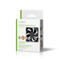 Miniatyrbillede 6 af 8: Nedis DC-ventilator | DC | Ventilatorstørrelse: 92 mm | 3-Pin | 26.7 dBA | Sort