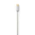 Pikkukuva 5 / 10: Nedis USB kaapeli | USB 2.0 | USB-C™ Uros | USB Micro-B Uros | 10 W | 480 Mbps | Kullattu | 3.00 m | Pyöreä | Nailon / Punottu | Alumiini | Laatikko k