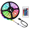 Miniatyrbild 2 av 4: LED-strip, RGB med fjärrkontroll & USB - 3 Meter