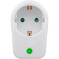 Pikkukuva 4 / 8: Goobay Adapter för uttag med överspänningsskydd överspänningsskyddsbrytare, 1 uttag, vit