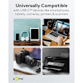 Pikkukuva 7 / 7: Goobay Adapter USB-C™ till USB-C™ 90°, svart USB-C™ uttag > USB-C™ plugg