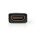 Miniatyrbillede 6 af 9: Nedis HDMI™ Adapter | HDMI™ Micro-stik | HDMI ™ -udgang | Guldplateret | Lige | ABS | Sort | 1 stk. | Box