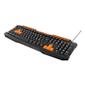 Miniatyrbillede 2 af 6: DELTACO GAMING keyboard, anti-ghosting, USB, nordic, black/orange