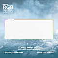 Pikkukuva 6 / 7: WHITE LINE WMP90 RGB mousepad, 900x360x4mm, 13 LED modes, white