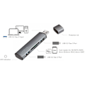 Pikkukuva 8 / 9: LogiLink USB-hub (USB 3.2 Gen2) Minneskortsläsare/USB-A
