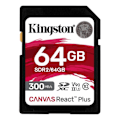Miniatyrbild 2 av 2: kingston 64GB Canvas React Plus SDXC UHS-II