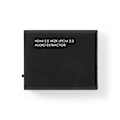 Miniatyrbild 5 av 10: Nedis HDMI ™ Extractor | HDMI™ ingång | HDMI™ utgång / TosLink Hona / 1x 3.5 mm | Maximal upplösning: 4K@60Hz | 18 Gbps | Metall | Antracit | Presentb