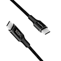 Pikkukuva 3 / 11: LogiLink USB-C - USB-C-kabel med display 100W 1 m Svart