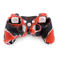 Miniatyrbillede 1 af 2: Silikonegreb til controller, Playstation 3, Camouflage Red