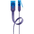 Miniatyrbillede 1 af 8: Goobay Flad netværkskabel CAT 6A, U/UTP, violet kobberleder (CU), 2 m
